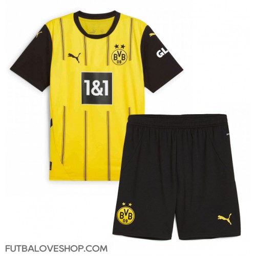 Dres Borussia Dortmund Domáci pre deti 2024-25 Krátky Rukáv (+ trenírky)